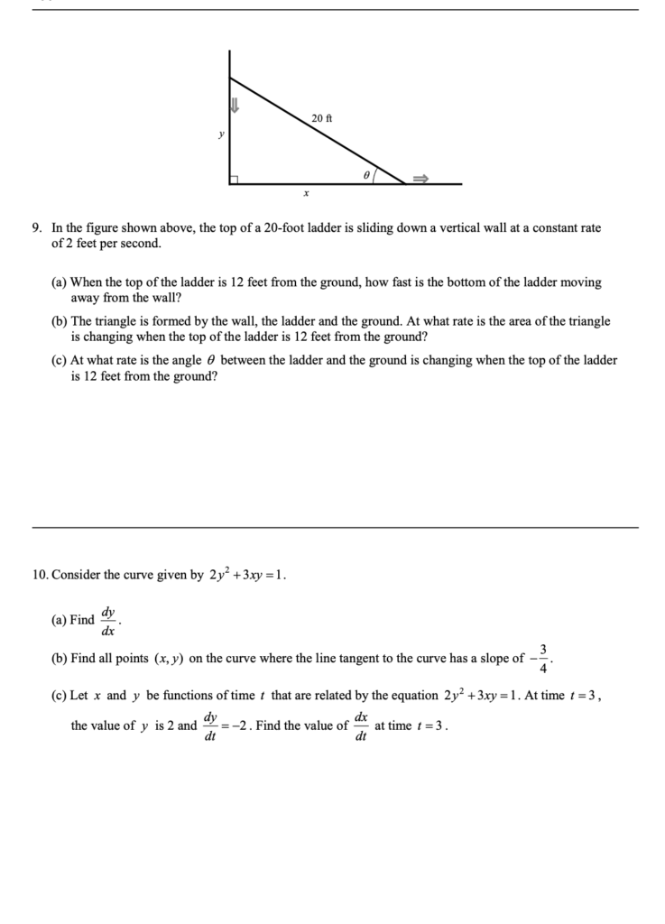 Related Rates